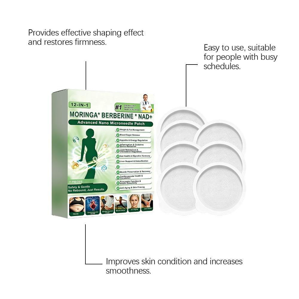 แผ่นแปะสมุนไพรเบอร์เบอรีน NAD  - Herbal Weight บทวิจารณ์และราคา