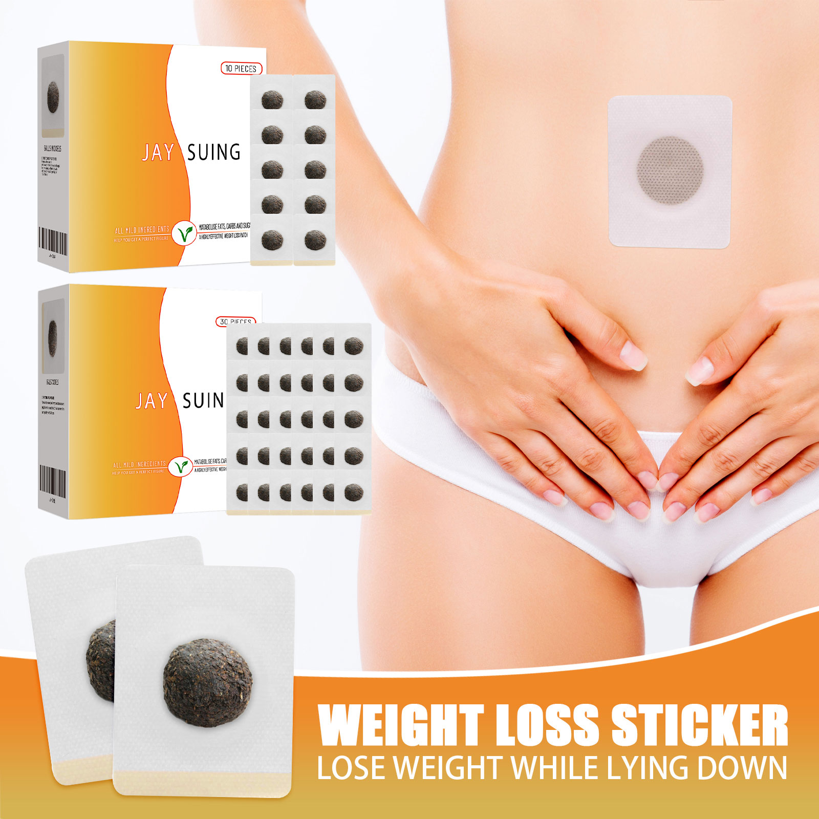 สมุนไพร Belly ปุ่ม Slimming Pa - Herbal Weight บทวิจารณ์และราคา
